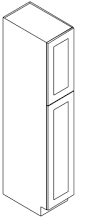 Wall Tall Pantry - Width 15" 18" 24" X Height 84" 90" 96" X Depth 24"