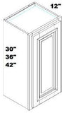 Wall Cabinets - Single Door : Width 9" 12" 15" 18" 21" x Height 30" 36" 42" x Depth 12"