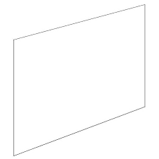 Finished Back Panel  - Width 36" 48" x Height 36" 96" x Depth 1/4"