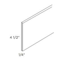 Toe Kick - Width 96" x Height 4-1/2" x Depth 1/4"